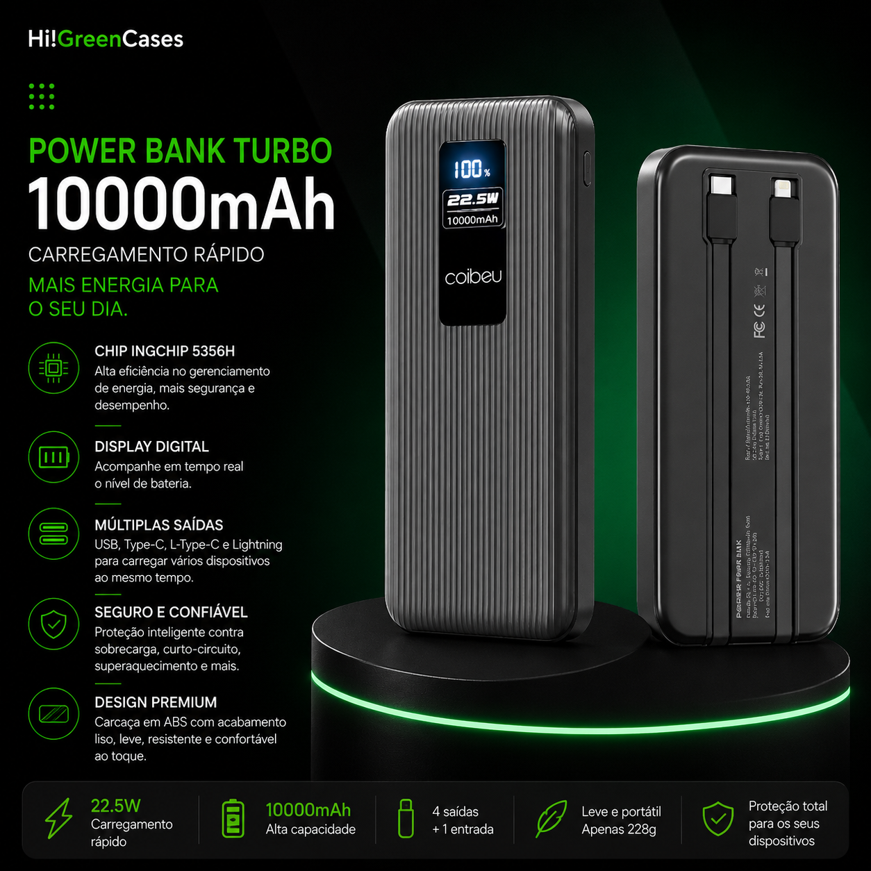 Power Bank Coibeu 10000mah