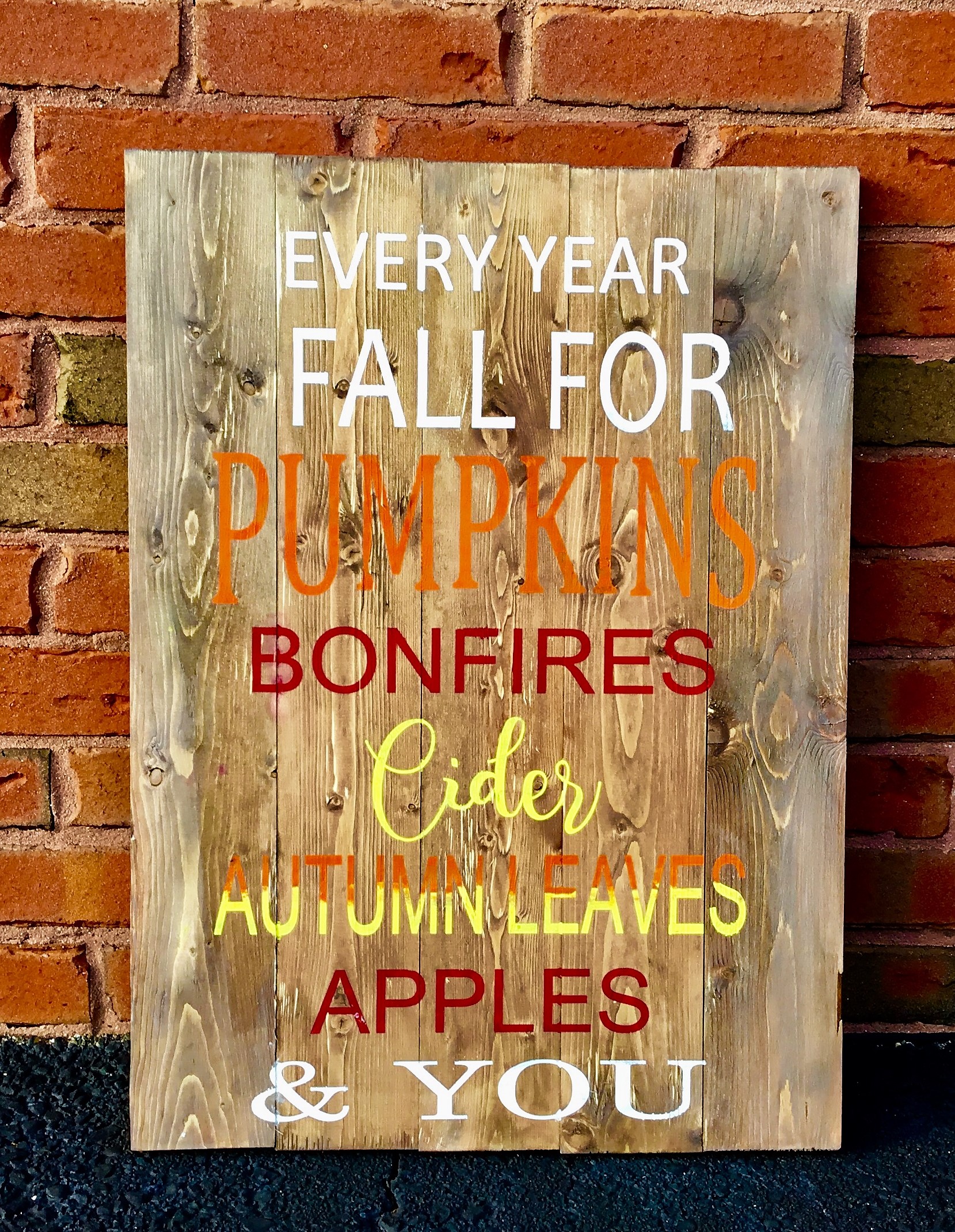 Every year Fall for pumpkins