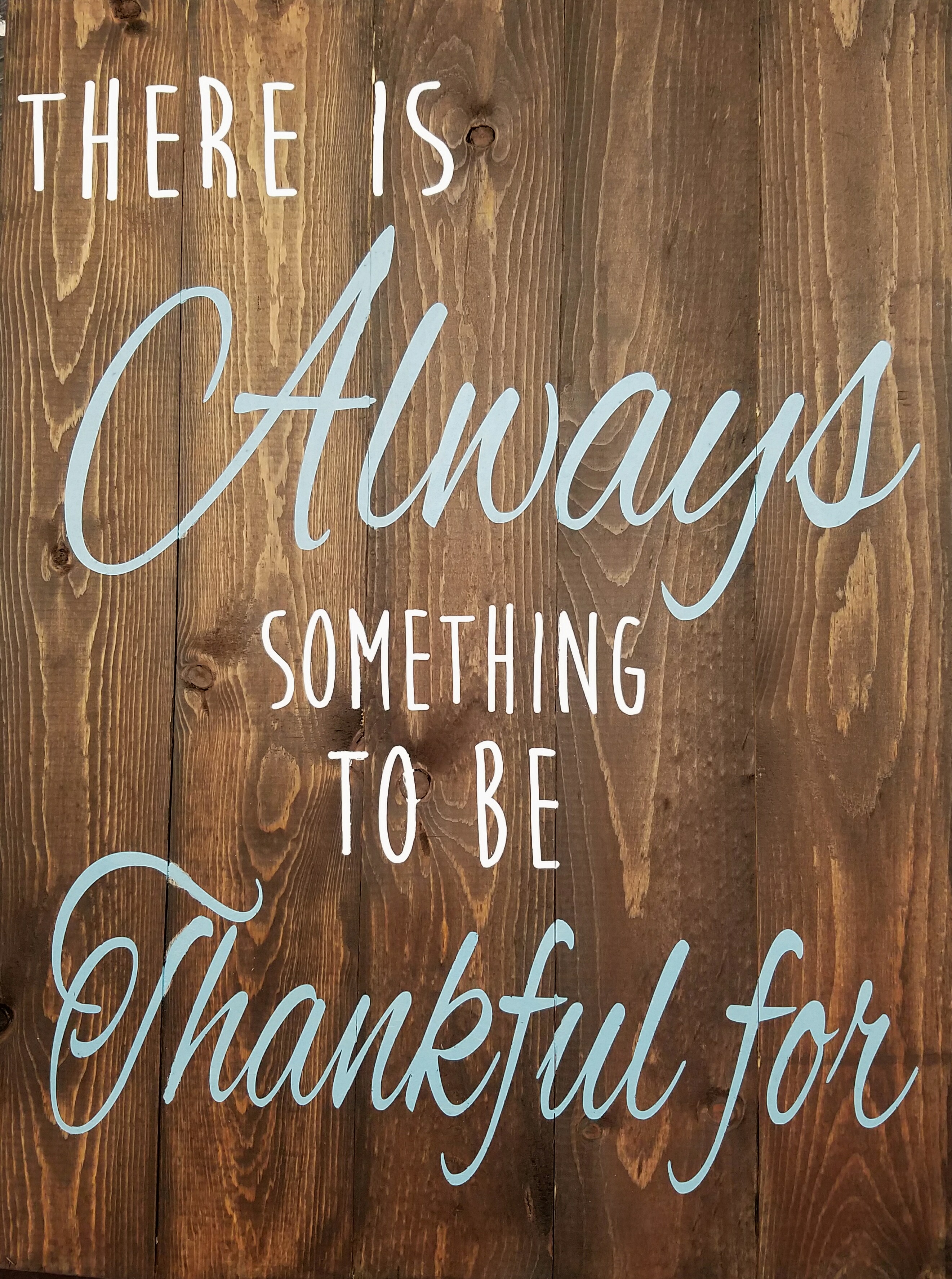 Thankful for