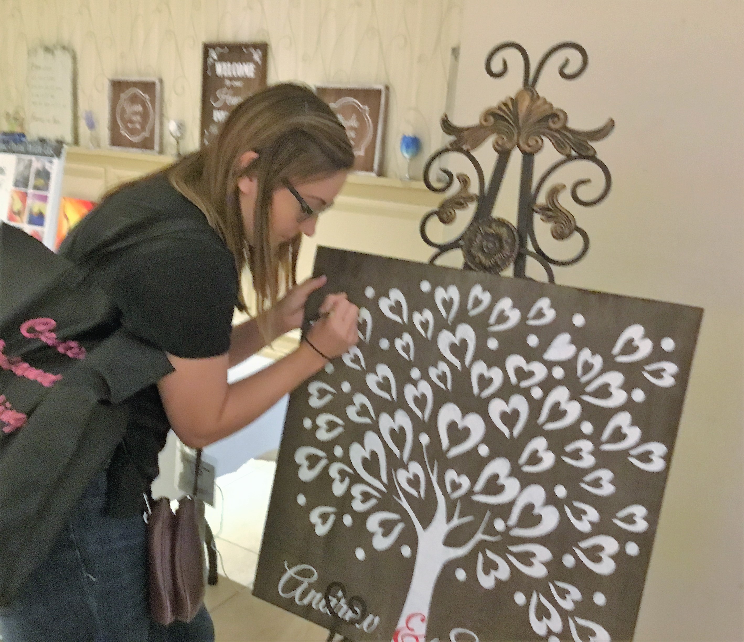 Wedding guest board