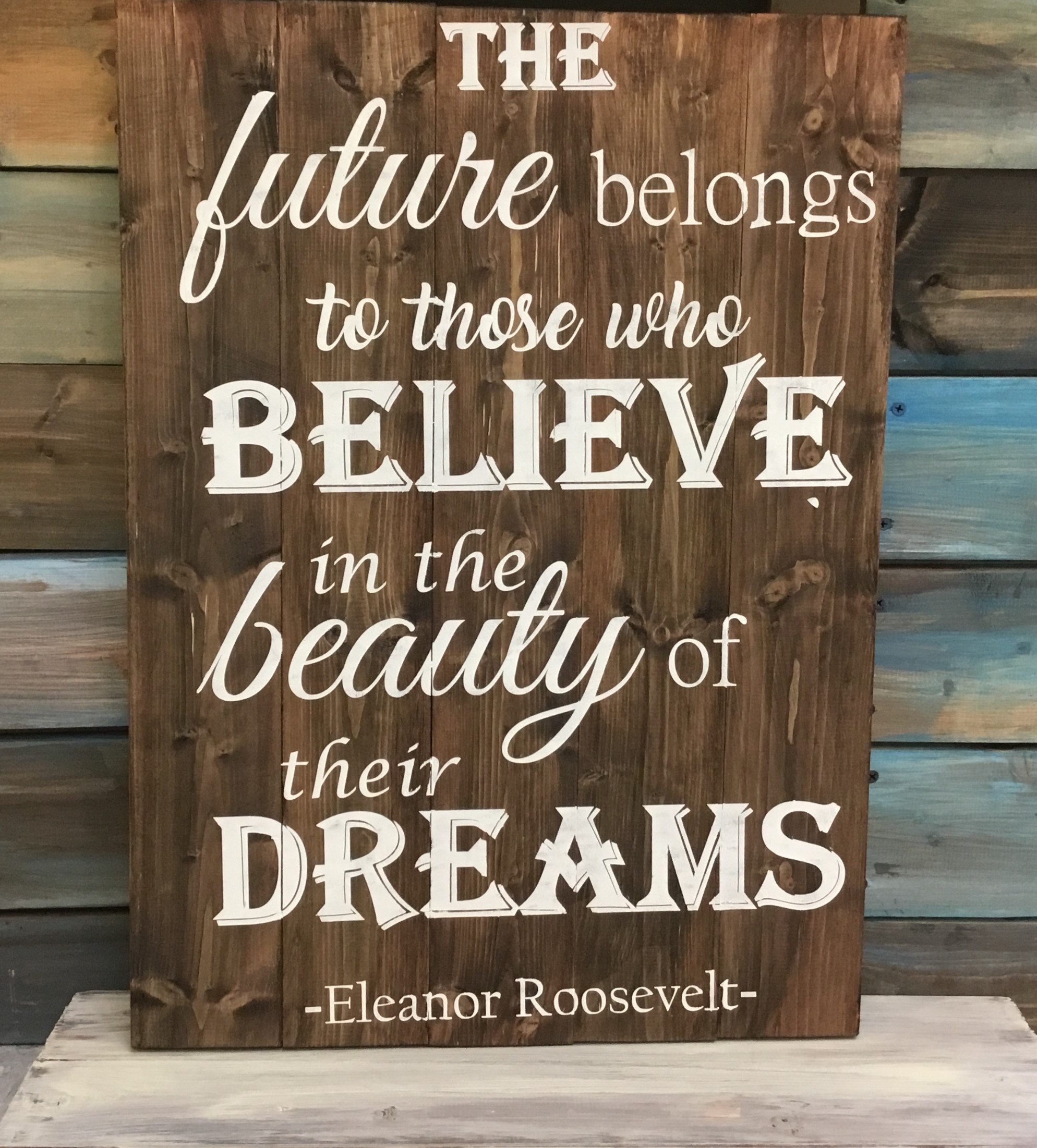The future belongs to those...