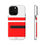 Thumbnail: iPHONE-Red Stripe Tough Phone Case