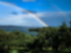 Regenbogen über der Mainau