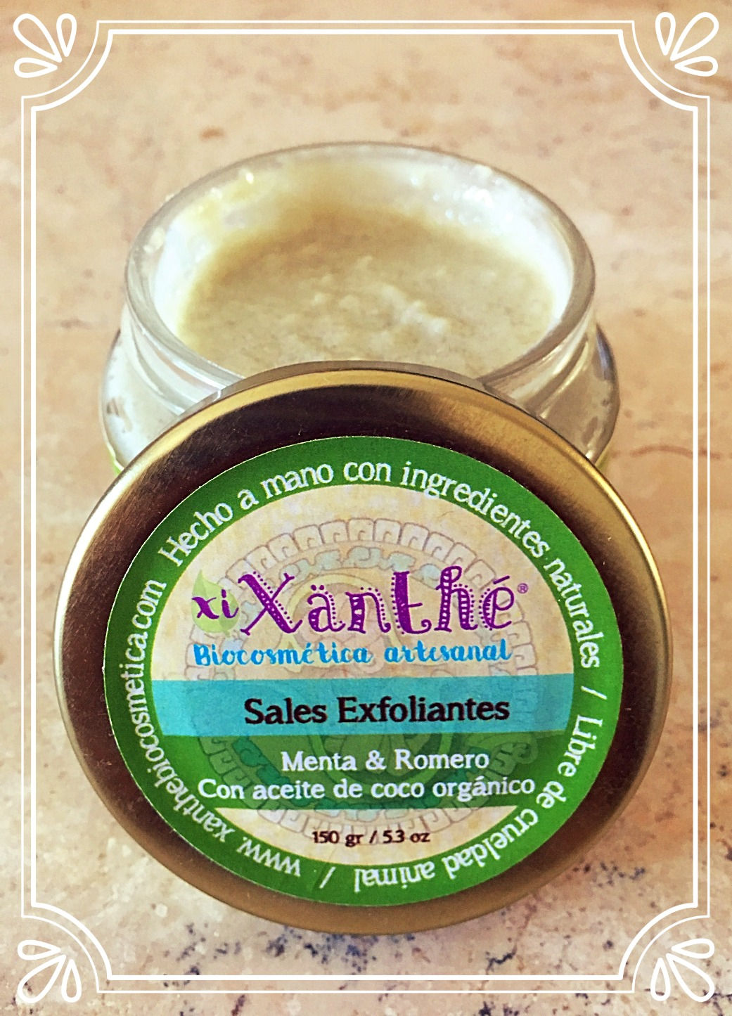 Sales Exfoliantes de Menta y Romero