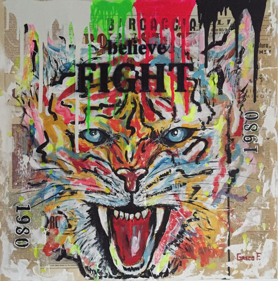 Believe/Figth 60x60