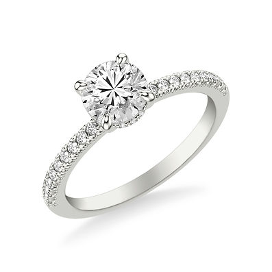 Rare Carat Halo Ring setting