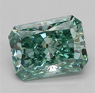 Fancy Green Radiant Lab Created Diamond
