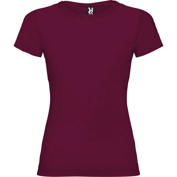 T-shirt donna girocollo aderente personalizzata con logo