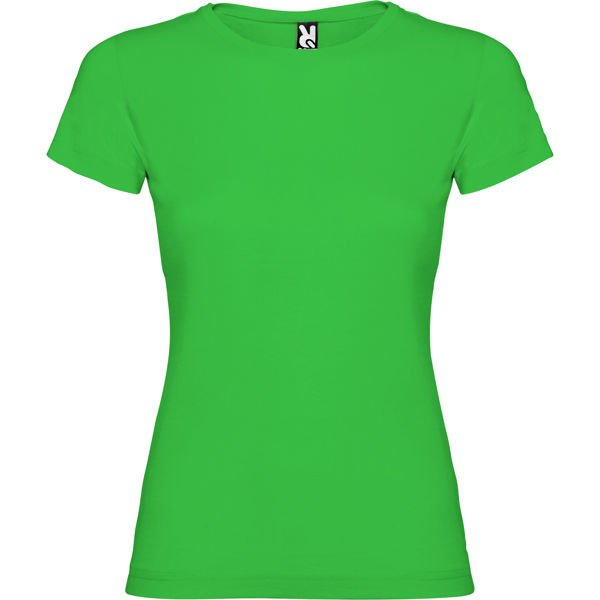 T-shirt donna girocollo aderente personalizzata con logo