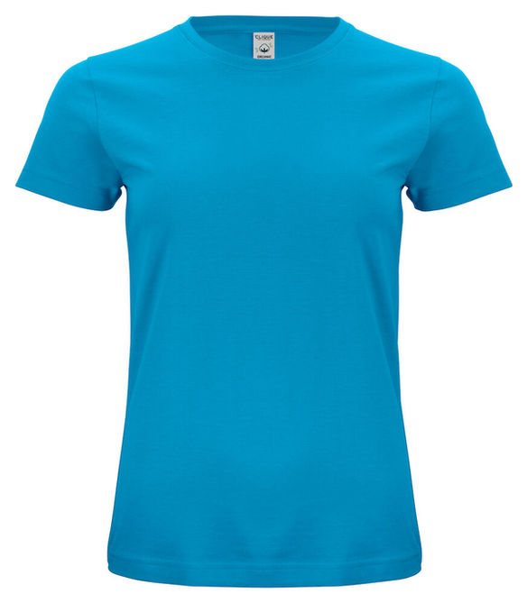 t-shirt donna in cotone organico Clique personalizzata