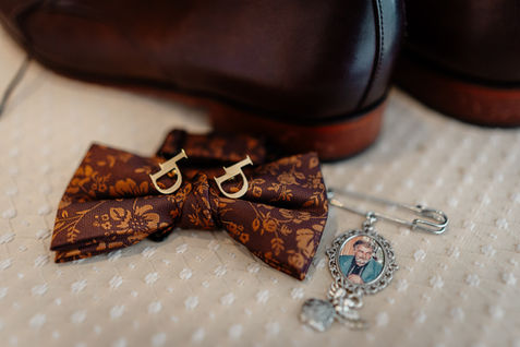 Getting Ready Fliege mit Manschettenknöpfe