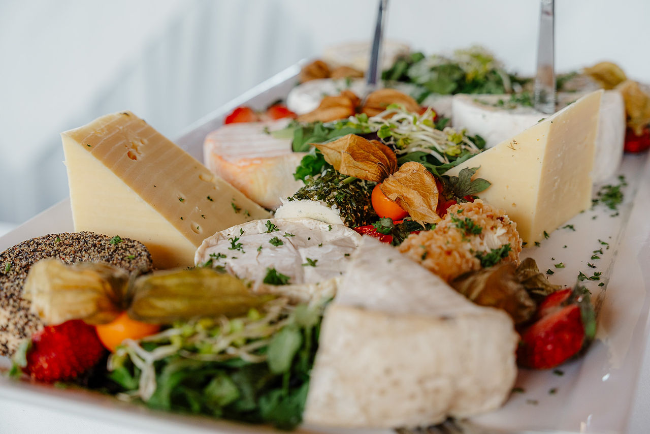 Buffet für eine Hochzeit im Heidekrug Cotta bei Pirna
