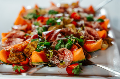 Mediterranes Buffet bei einer Hochzeit