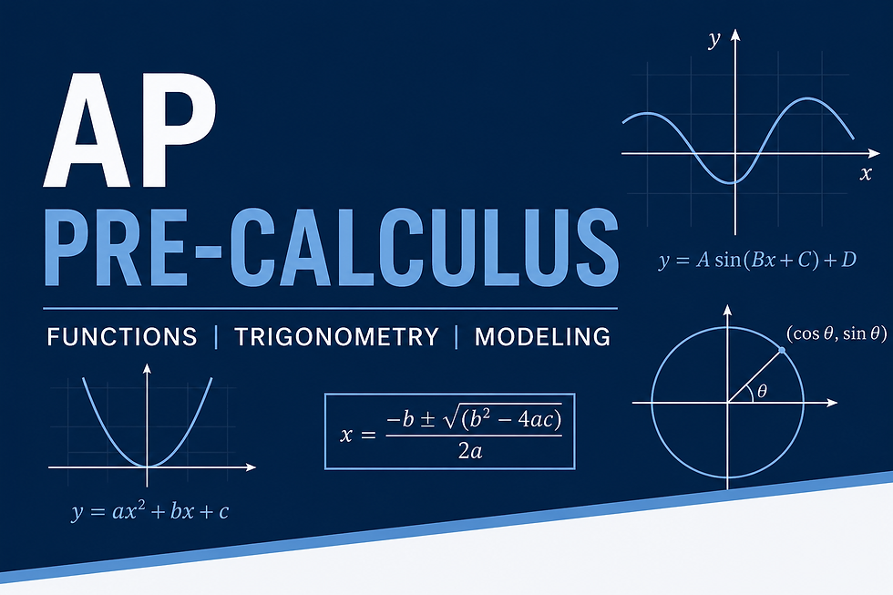 Pre-Calculus / AP Pre-Calculus 1st Semester