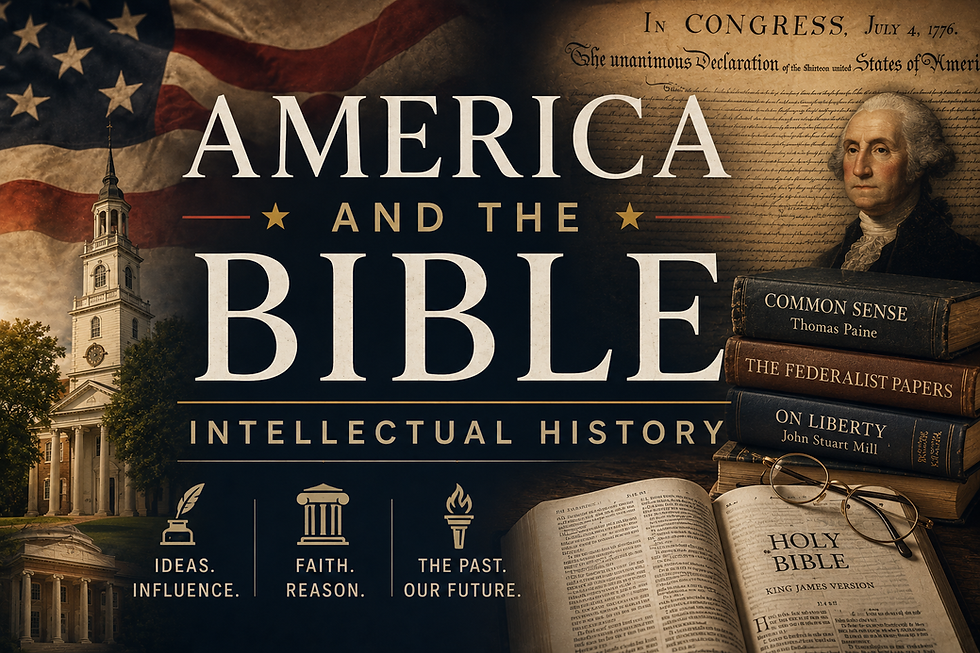 America and the Bible:  US Intellectual History