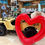 Miniature : Bouée Coeur Rouge Jeep Willys Boutique La Piscinerie