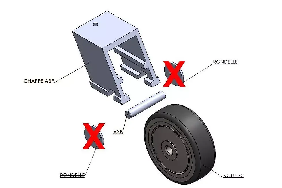 Miniature : Roulette abri haut et Néo XXL