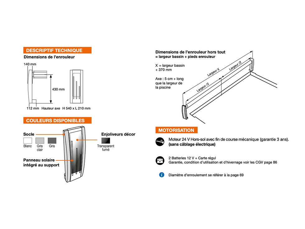 Miniature : Plans techniques volet hors-sol Bali Solaire