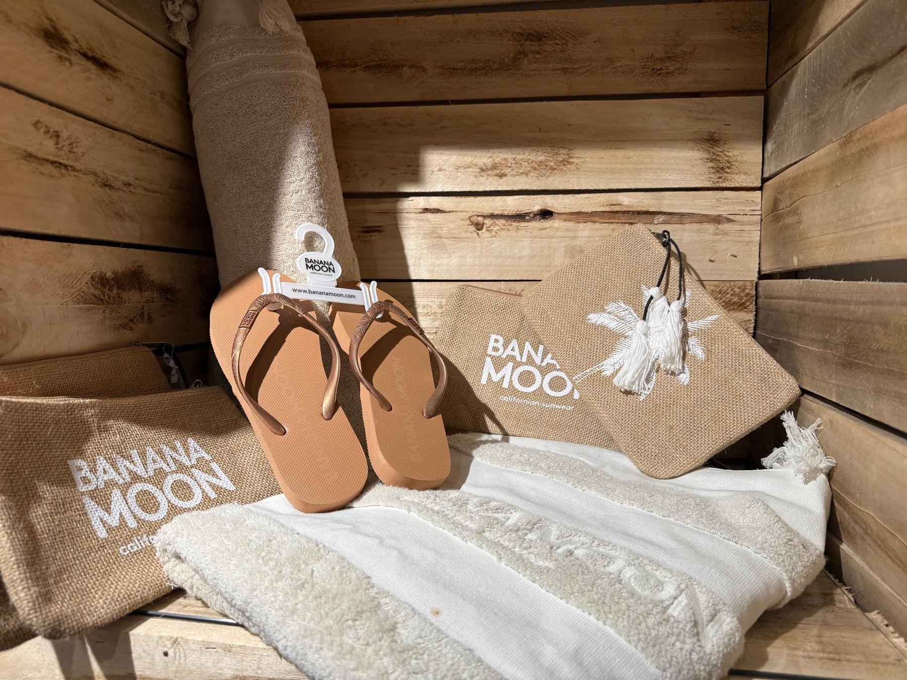 Tongs femme rose Banana Moon