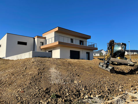 Terrassement talus de terre par notre société La Batisse Rahon 39120
