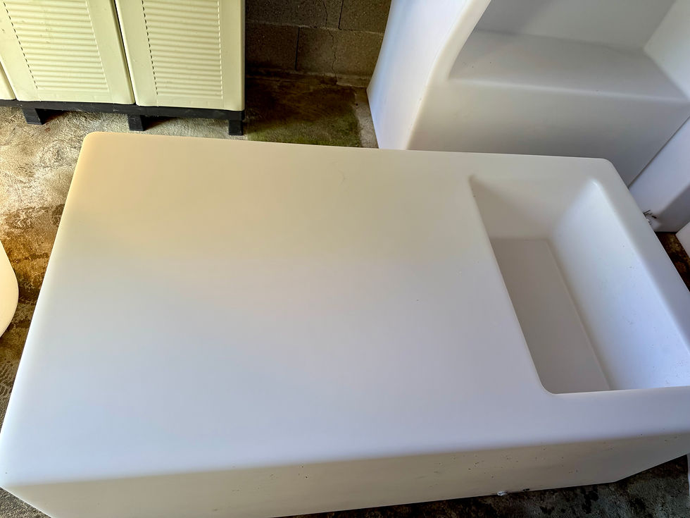 Miniature : Table Basse Extérieure lumineuse LED L120cm Sans fil