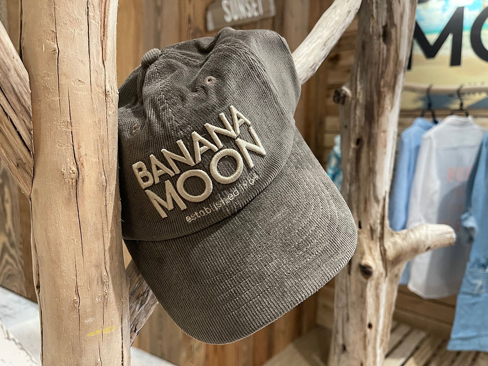 Casquette Banana Moon Aspect Velours Kaki