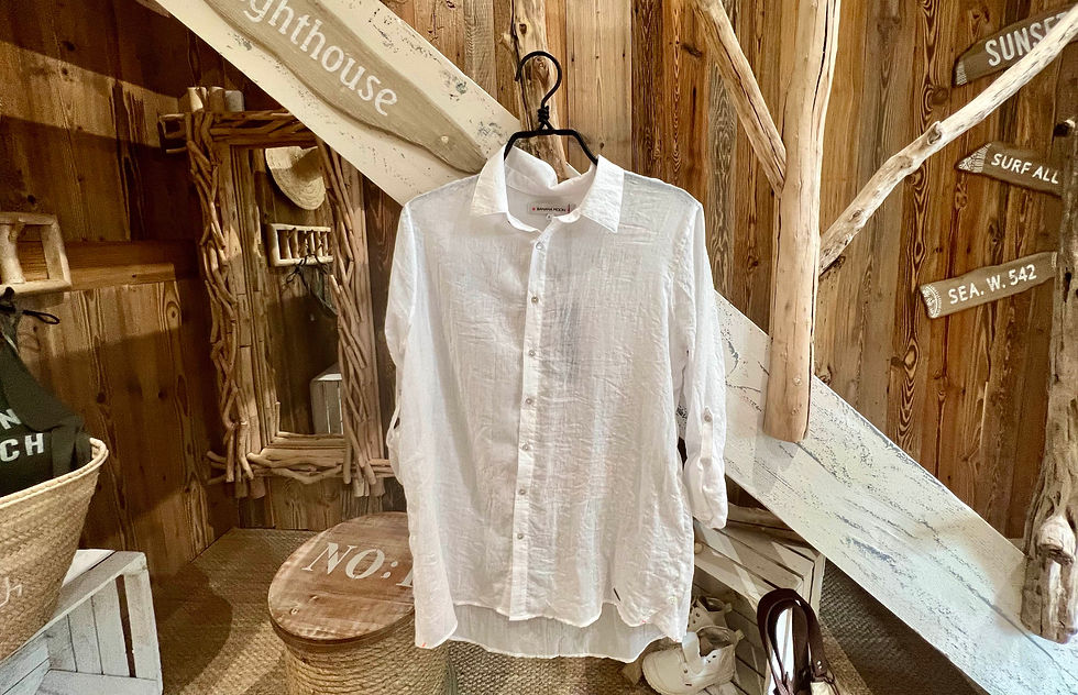Miniature : Chemise Blanche Gary Adilson Banana Moon