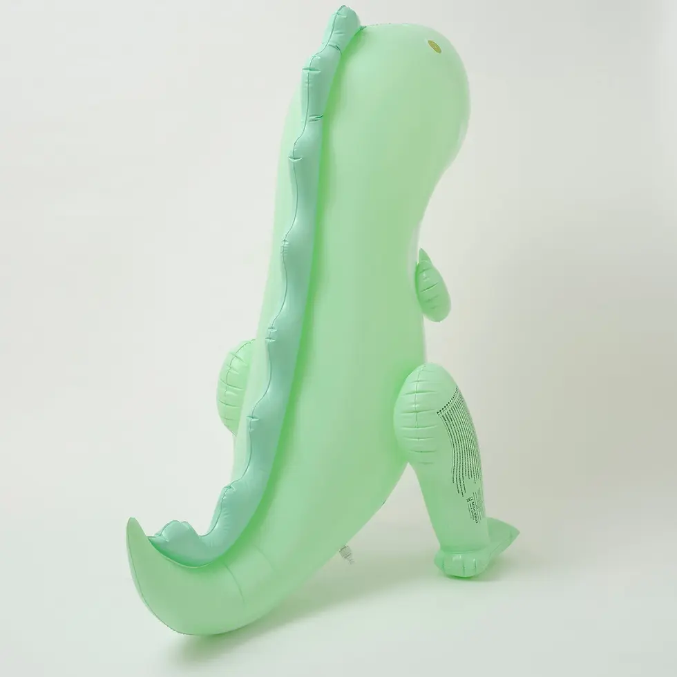 Miniature : Dos dinosaure gonflable arroseur enfant