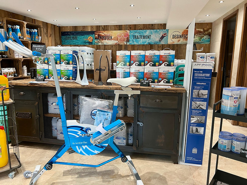 Miniature : Aquabike Boutique La Piscinerie Rahon 39120