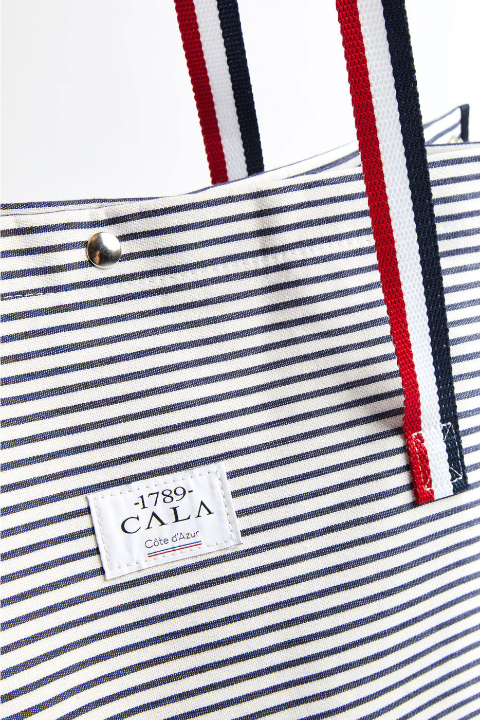 Miniature : Cabas de Plage Rayure Marine Cabas Stripe Cala