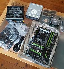 Pièces pour montage d'un PC