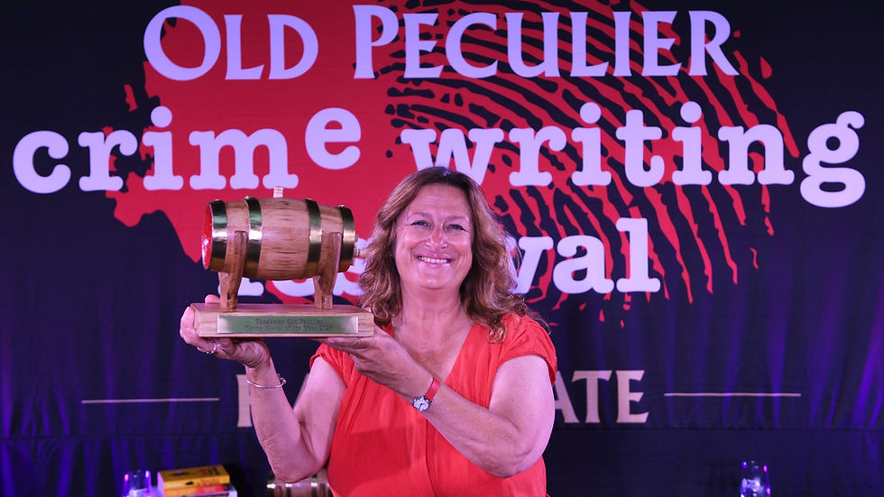 2026 Theakston Old Peculier Crime Award winner Elly Griffiths