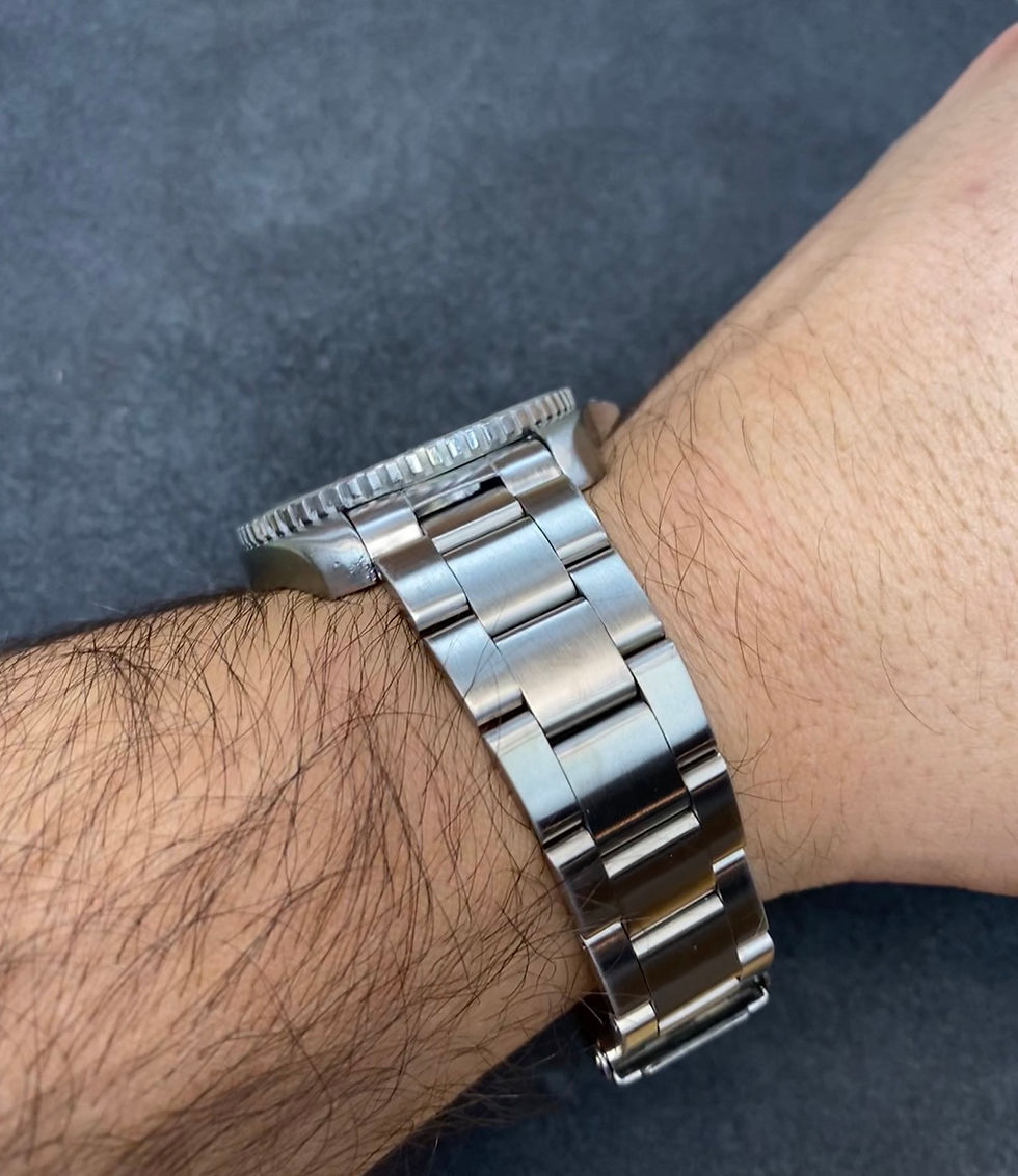 Thumbnail: Oyster bracelet For Tag Heuer 1000 Pro Models 42mm Version, Submariner Type