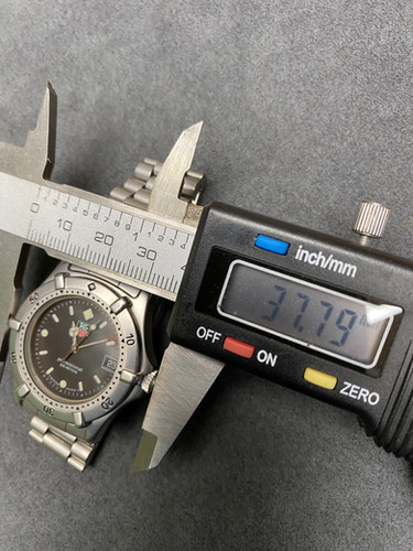 👍 Vintage TAG HEUER 2000 Black Dial Watch 962.013 Midsize 32/34mm