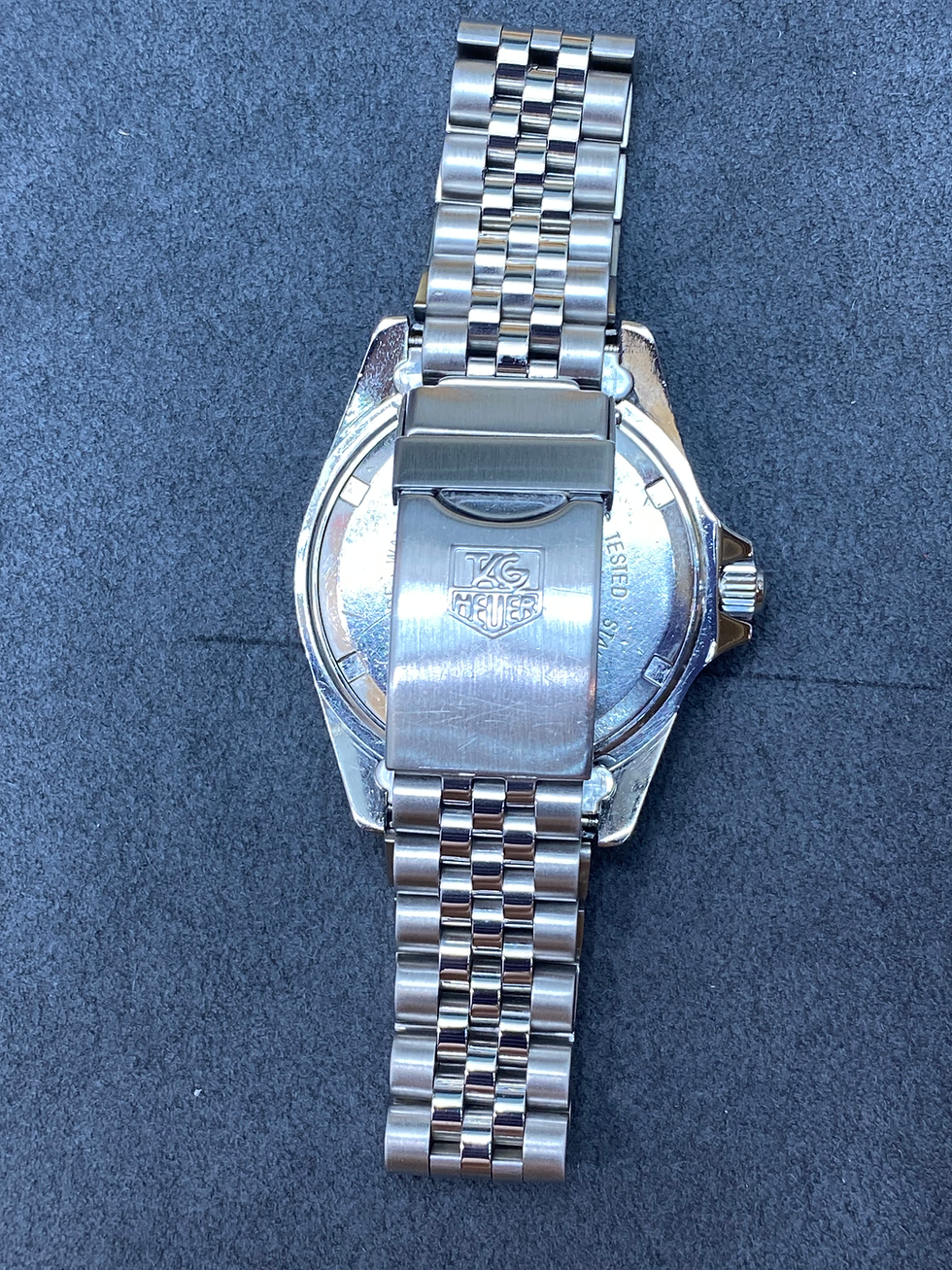 Thumbnail: 👍 Vintage TAG HEUER 1000 980.013 Black Dial 844 Monnin Dive Watch