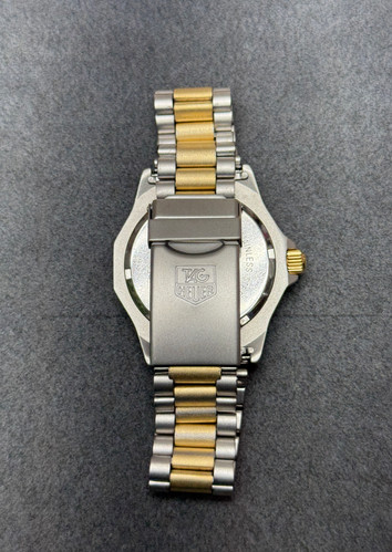 👍 Vintage TAG HEUER 3000 Series 934.213 MIDSIZE S&G Steel & Gold