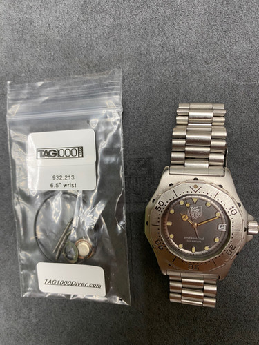 タッキー　旧ロゴ•HEUER ホイヤー3000 932.213ヴィンテージ 👍Vintage TAG HEUER 3000 Series 932.213 midsize Submarine Style
