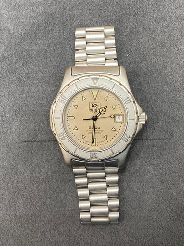 Vintage TAG HEUER 2000 Series Full Size Dive Silver - Main Image