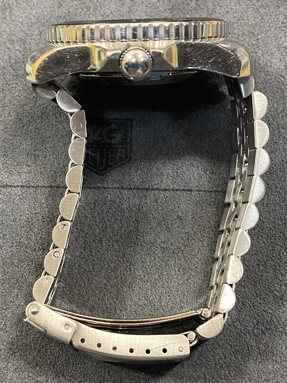 Thumbnail: 👍 Vintage TAG HEUER 1000 980.032 Jumbo Lume Submariner 844 Style Dive Watch