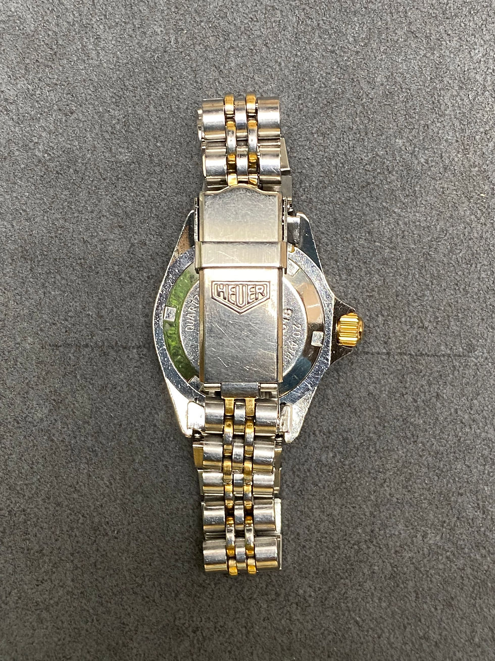 Thumbnail: 👍 Ladies Vintage TAG HEUER 1000 980.018 28mm Gold Submarine Dive Watch