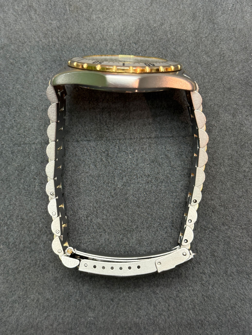 Thumbnail: 👍 TAG HEUER 2000 Series 974.006 WE1120 Full Size Dive S&G Two Tone w/Gold Dial