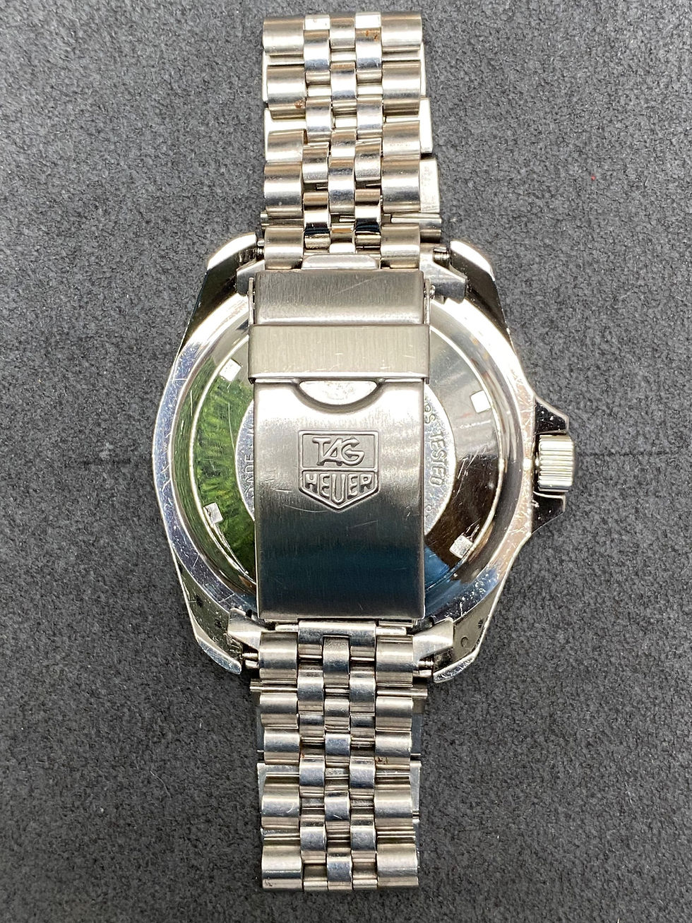 Thumbnail: 👍 Vintage TAG HEUER 1000 980.006 Jumbo Black Submarine 844 Style Dive Watch