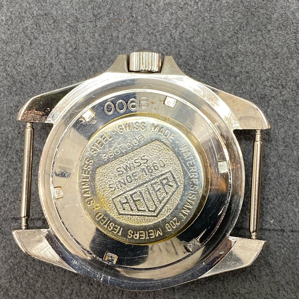 Thumbnail: 👍 Vintage Nemrod TAG HEUER 1000 Orange Dial Diver 980.007 980.005 Style Watch