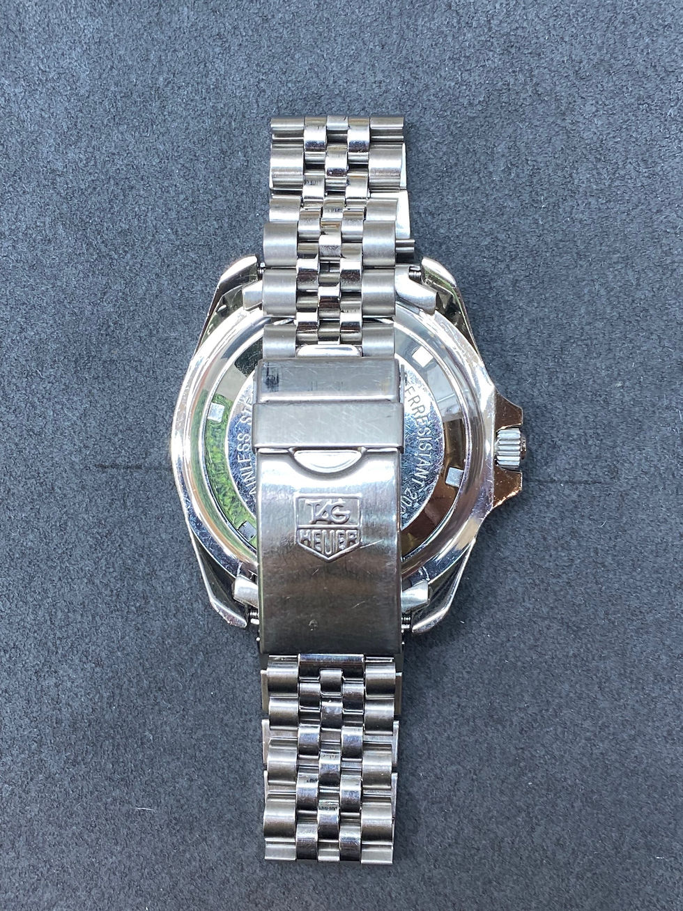 Thumbnail: 👍 Vintage TAG HEUER 1000 980.006 Jumbo Black Submarine 844 Style Dive Watch