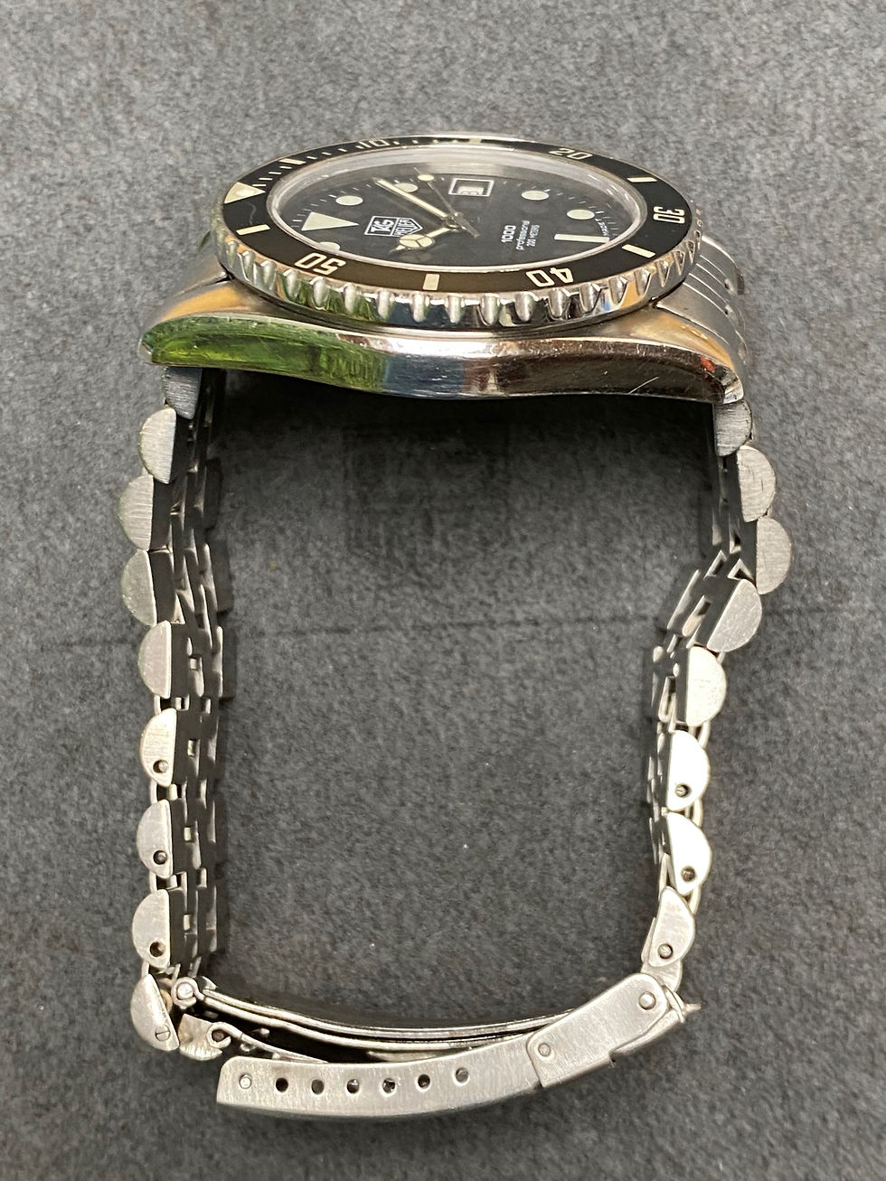 Thumbnail:  👍 Vintage TAG HEUER 1000 980.013 Black Dial 844 Monnin Dive Watch