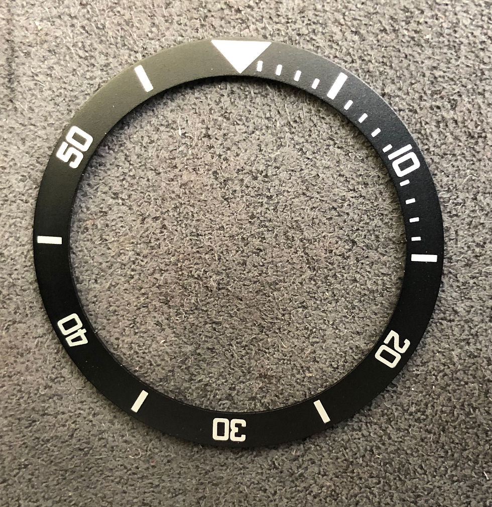 Thumbnail: 980.013 980.113 980.031 980.026 984.013 Tag Heuer 1000 Black Bezel Insert  