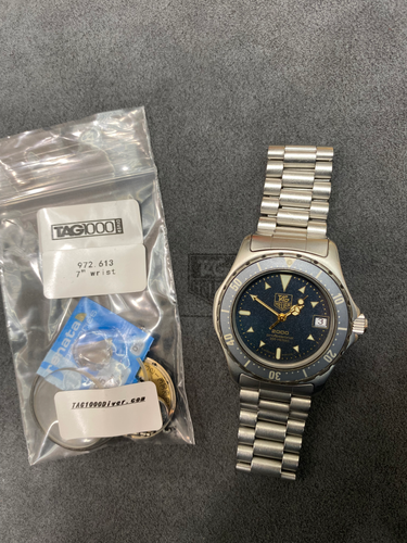 稼働 TAG HEUER タグホイヤー 972.613 ネイビー 2000 ヴィンテージタグ