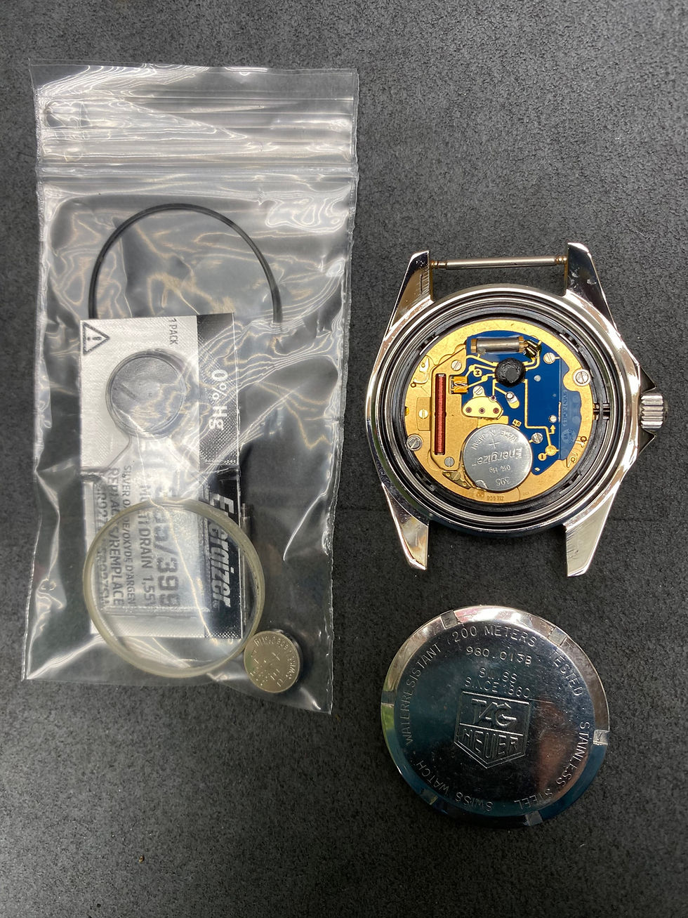Thumbnail:  👍 Vintage TAG HEUER 1000 980.013 Black Dial 844 Monnin Dive Watch