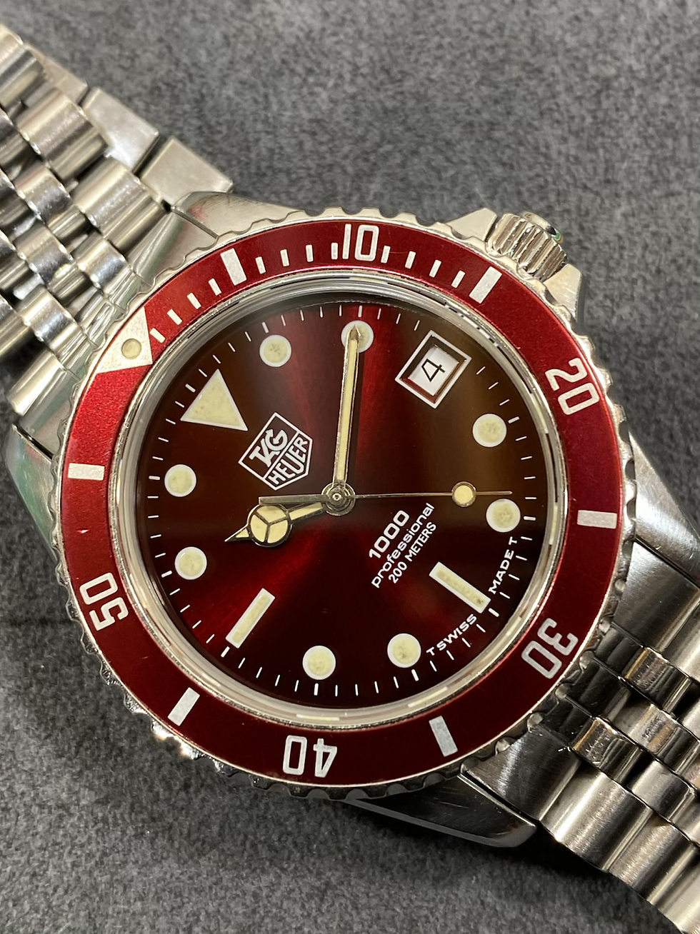 Thumbnail: Red Tag Heuer 1000 980.913n Professional Submariner 