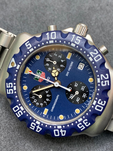 美品★希少★TAG Heuer フォーミュラ1　CA1210-RO　腕時計ブルー 腕時計 タグホイヤー CA1210 RO 美品☆希少☆TAG Heuer フォーミュラ1